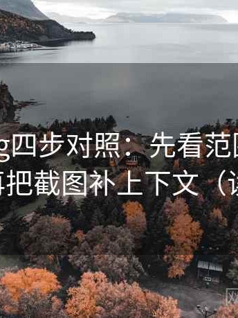 糖心Vlog四步对照：先看范围有没有画线，再把截图补上下文（读完再讲）