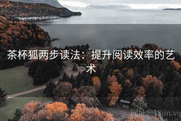 茶杯狐两步读法：提升阅读效率的艺术