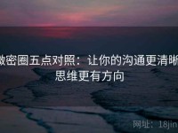 微密圈五点对照：让你的沟通更清晰，思维更有方向
